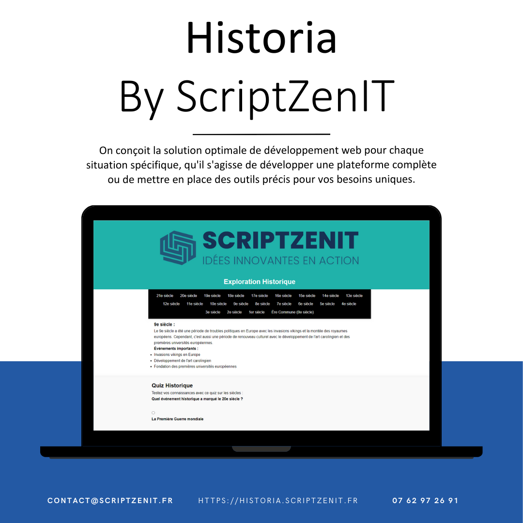 Historia - Exploration historique